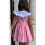Vestido NIÑA rayas fresa...