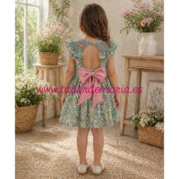 VESTIDO niña flores...
