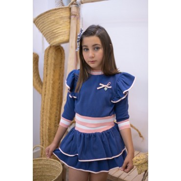 Conjunto niña sudadera y...