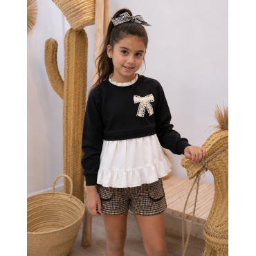 Conjunto niña sudadera...