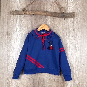 Sudadera  felpa azulona...