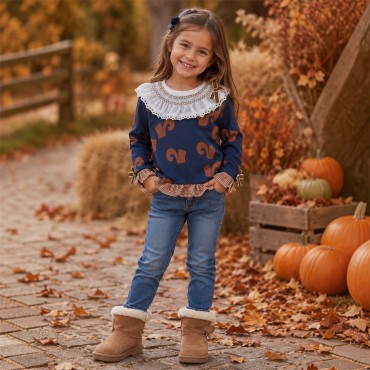 Sudadera NIÑA ardillas...