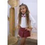Conjunto niña falda short...